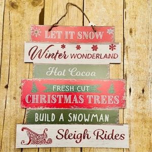 Slat Board Sentiments Sign